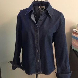 Stretch collared shirt